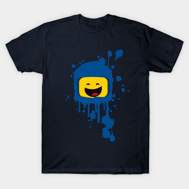 Paint Spaceman T-Shirt by The Brick Dept